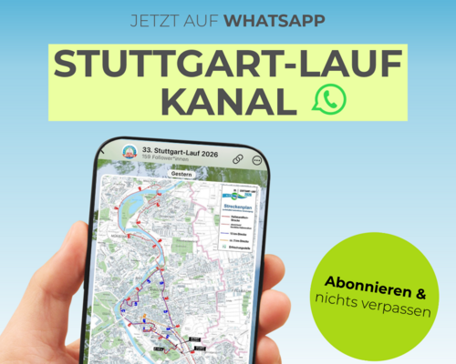 Stuttgart-Lauf auf WhatsApp: Alle Infos direkt aufs Handy