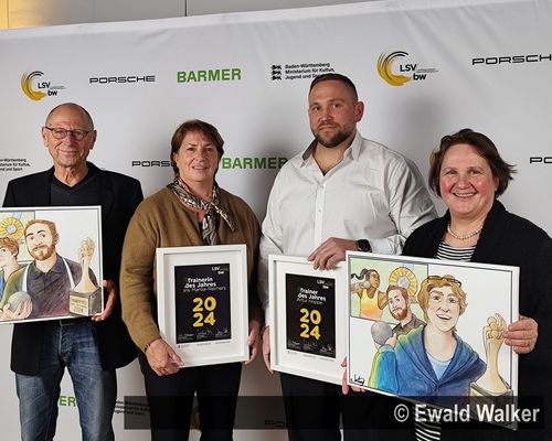 Iris Manke-Reimers und Artur Hoppe Trainer:in des Jahres 