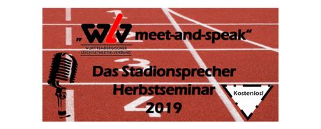 „WLV meet-and-speak“ – das Stadionsprecher Herbstseminar 2019