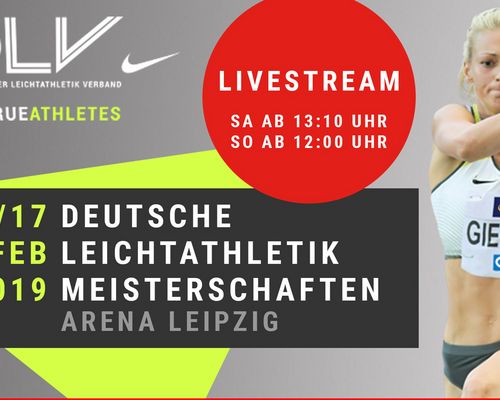 Die Hallen-DM 2019 in Leipzig im Livestream auf leichtathletik.de